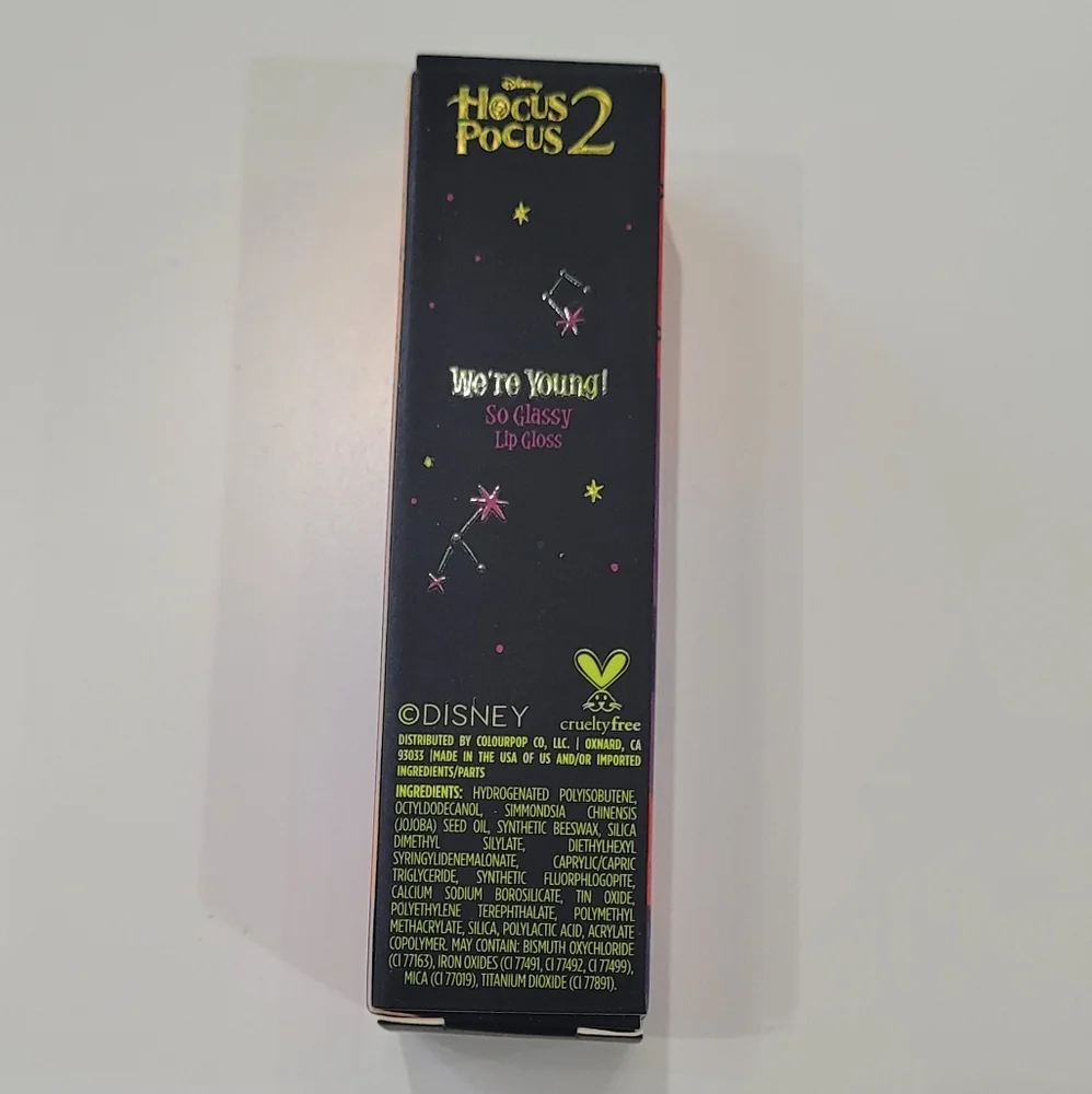 Hocus Pocus 2 Glitter Lip Gloss We're Young Neutral Colourpop Shine Makeup